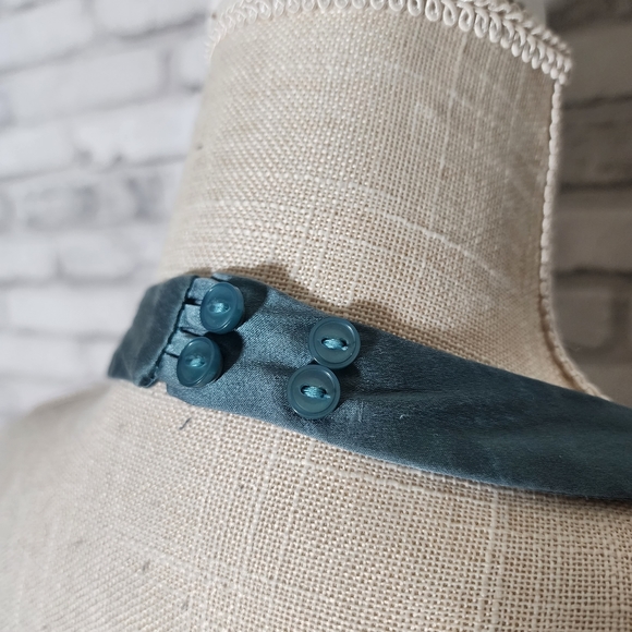 Vintage Betsey Johnson Halter Ombre Blue Evening dress - Picture 7 of 13